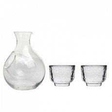 일본식 유리 사케 디캔터 세트 예쁜술잔 고급 주방용품, 1개, 1000ml