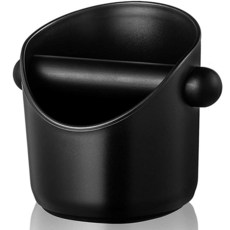 [ 683145 ] 에스프레소 노크 박스 11.4cm(4.4인치) 커피 박스 덤프 통 찌꺼기용 탈착식 바 및 미끄럼 방지 베이스 충격 흡수 내구성 바리스타 스타일, [ 683145 ] 에스프레소 노크 박스, 11.4cm, 1개