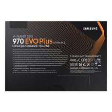 삼성 ssd 970 EVO Plus SSD 500GB 1 테라바이트 M.2 NVMe 인터페이스 내장 V-NAND 기술 포함, 01 970 EVO PLUS 250GB, 1개