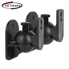 강원전자 넷메이트 NMA-VMS03 스피커 고정형 벽걸이 거치대(2.5kg x2), 본상품선택, 2개