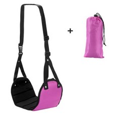 다리 피로 완화 발 스트랩 사무실 해먹 아시부미 받침대 패드 휴대용 발받침 휴식, pink, [03] pink