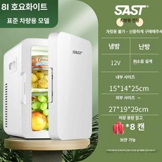 화장품 냉장고 차량 가정 겸용 미니 소형 원룸 뷰티, 8L 화이트 A, 1L
