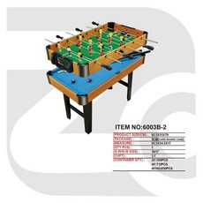 멀티 당구 테이블 축구 탁구 시뮬레이션 다기능 보드 게임, 6003B-2 2-in-1 테이블