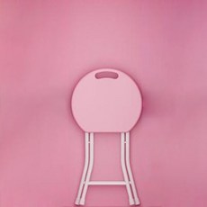 후니마켓 가벼운 접이식 간이의자, 핑크