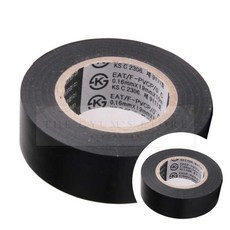 절연테이프 19mm 밀착 전압 전선보강 커버 작업, 황색