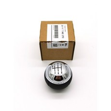BMW MINI R50 R52 R53 JCW 六速手排鍍鉻真皮排檔頭 25117542272, 1個