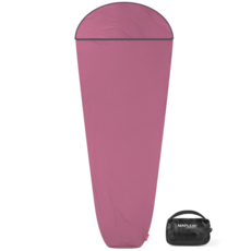 MAPLEAF 고탄력 피부친화성 침낭 라이너 세탁기 세탁 가능 발주머니 캠핑 여행 호텔 위생 휴대용 침낭, 1개, Purple-200x80cm