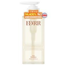 이드르르 두피보습 모발 수분충전 향좋은 에어리 샴푸, 1개, 390ml