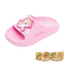 ANIMAL PARTY 動物派對女童獨角獸造型涼拖鞋 台灣製造 舒適Q彈 室內外皆宜