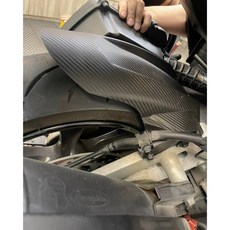 KOSO 後內土除 類碳纖維壓花 擋泥板 FORCE SMAX SMAX ABS 直上 免修改, 1個