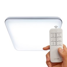 데이온 LED 리모컨 심플 방등 60W, 사각