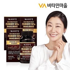 VV비타민마을 비타민마을 운동수행능력 향상엔 크레아틴 모노하이드레이트 1일 3000mg 3박스 총252정 단백질보충제, 84정