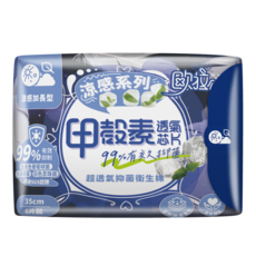 歐拉公主衛生棉 涼感 日用型 夜用型 夜間加長型衛生棉, 1個, 涼感款 加長型35cm/6片, 6片