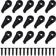 모로보르 50PCS 유리 고정 클립 키트 캐비닛 문 고정용 나사가 있는 4mm 클립황금 나사 포함