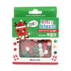 (유니아트) 유니블럭 크리스마스 루돌프 UB036 (1개입) chl+960ts