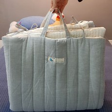 그림같은집 베이비 피그먼트줄 낮잠이불패드세트, 핑크