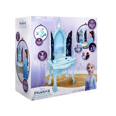 밤나무 겨울왕국 2 라이트 앤 사운드 화장대, 혼합 색상, 1개