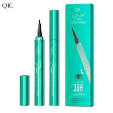 QIC 琦妮彩 翡翠綠眼線筆 防水防汗持妝不暈染, 1個, 黑色,1g