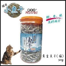 Petroyal 摩多比Mdobi 鮮滿屋-黃金小魚干300g 寵物小魚乾 含豐富營養及DHA, 1個
