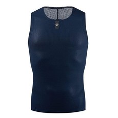 YKYWBIKE 남성용 사이클링 베이스 레이어 민소매 사이클링 저지 남성용 빠른 건조 자전거 언더셔츠 메시 바이크 베이스 레이어 조끼 다크 블루 461658