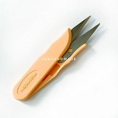 威肯牌WAYKEN 馬卡龍色紗剪 縫紉紗剪工具 剪線頭 十字繡剪 TC-100, 1個, 橘