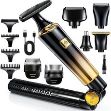 LOREAD 바디트리머 가정용 남자제모기 업그레이드된 남성용 백 면도기 긴 손잡이 안전 잠금 장치 IPX7 다기능 트리머를 갖춘 LED 디스플레이 바디 헤어 그루머