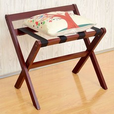 호텔 원목 수납함 현관 신발정리 접이식 수화물 가방거치대 선반 대형 캐리어랙