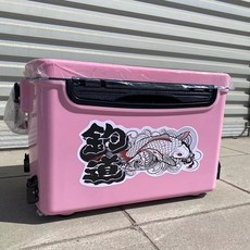 Duobi多筆 29升釣箱全套釣箱配件拉餌盤升降腳加厚可坐釣箱戶外釣魚競技釣箱, 1個, 粉色裸箱52*32*34