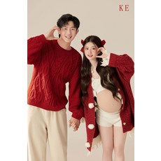 만삭촬영옷 만삭사진 옷 커플 의상 캐주얼 임부복 남성 스튜디오 스냅 사진, 남성 여성 D