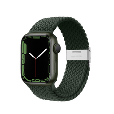 진호 스마트 워치 나일론 루프 스트랩 TWO, 39#다크그린, 42/44/45mm