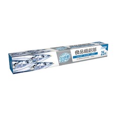 興雲網購 錫箔紙 鋁箔紙 食品級鋁箔紙 烘焙西點 野餐燒烤烤肉紙 加倍鮮 廚房用品, 1個, 25尺