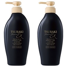 츠바키 프리미엄 EX 데미지 케어 & 리페어 컨디셔너 트리트먼트, 450ml, 2개