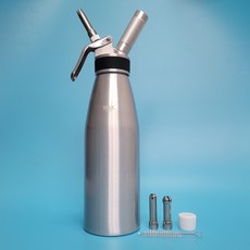 桃園出貨 奶油槍 奶油發泡器 多功能慕斯槍 氮氣冷萃咖啡雪頂奶油槍, 1000ml-AMC升級防滑圈鋁合金
