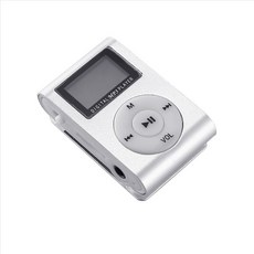미니 USB 클립 MP3 플레이어 비디오 화면 지원 32GB 마이크로 SD TF 카드, 임의의 색상