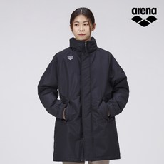 [아레나] 여성 미들 하이넥 패딩 자켓 S3WL1PJ04BLK