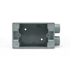 전기공사 스위치박스 22mm 2방 단방향 콘센트 통신