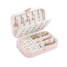 돌반지 보관함 백일반지 악세사리 반지 케이스 목걸이 거치대 슈베베, 핑크, 1개