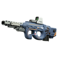 電動飛片軟彈槍 軟彈槍 飛片槍 雙模式電動連發 軟彈發射器 電動射擊器 電動發射器 飛片射擊器, 1個, 崔德 JF303A-P90電動飛片軟彈槍