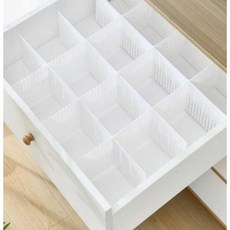 잘라 쓰는 서랍 수납 칸막이 5개 서랍장 정리 분리대 파티션, 1개, ONE