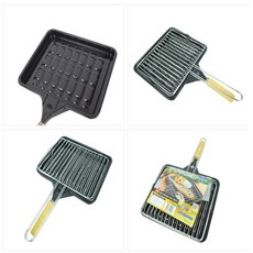 하라 석쇠그릴 캠핑그릴 그릴판 그릴팬, 1개