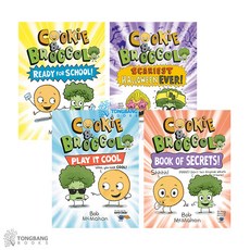 (영어원서) Cookie & Broccoli 시리즈 그래픽노블 4종 세트