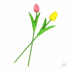 착한장터 튤립조화 망고튤립조화, 핑크