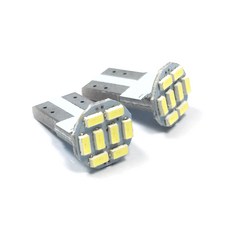 T10 8LED 자동차 LED 실내등 번호판 트렁크 풋등, 2개