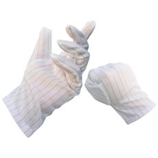 장갑이네 제전 장갑 정전기 방지 정밀작업 제품검사 크린룸용 속장갑, 1개, S 10켤레