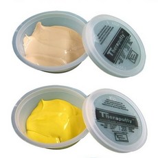 [로지프로] 재활 고무찰흙 (손가락운동용) 손가락재활기구, X소프트(노랑)