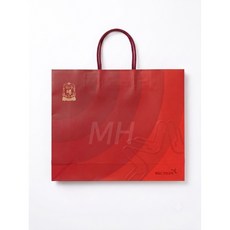 정관장 쇼핑백 L 가로형 38cmX32cmX10cm 2장, 2개, 레드