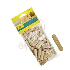 목다보 나무못 목심 8x40mm 100개입 목재 스크류 못 집 수공예 가구 목공예 나무공, 본상품