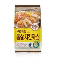오뚜기 [냉동] 부드러운 통살 치킨까스 420g, 2개