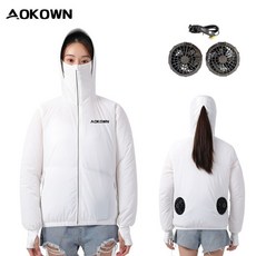 AOKOWN 아이스 냉방 선풍기 옷 의류 여름 에어컨 자켓 근무복 AKW-9527