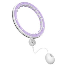 RUNDX 스마트 훌라후프 웨이스트 뷰티라인 지압, 1개, 퍼플, 70kg